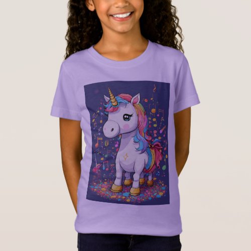 Tutu_tastic Unicorn Playful and Whimsical Cartoon T_Shirt