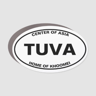 TUVA Center of Asia Car Magnet 3x5