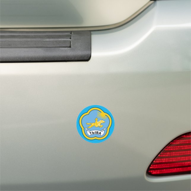 Tuva Coat of Arms Car Magnet (In Situ)