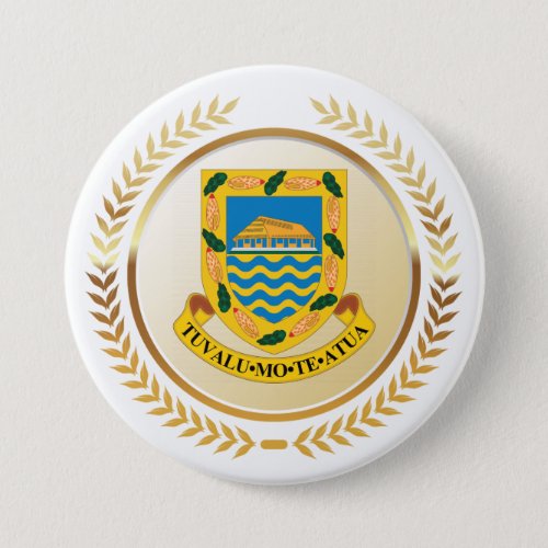 Tuvalu Coat of Arms Button