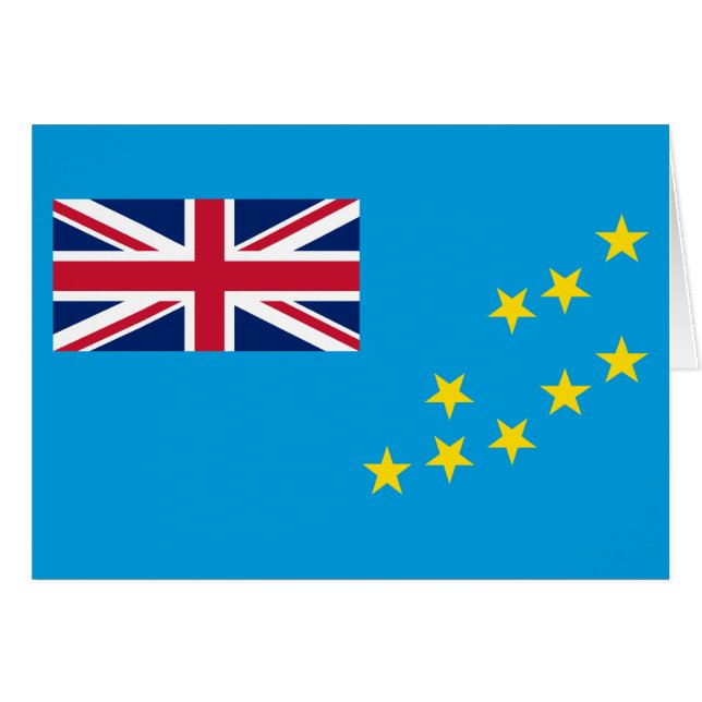Tuvalu Flag Cards (Front Horizontal)