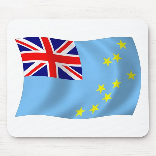 Tuvalu Flag Mousepad (Front)