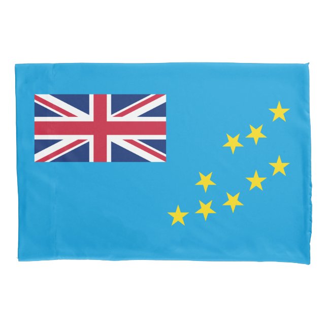 Tuvalu Flag Pillow Case (Front)