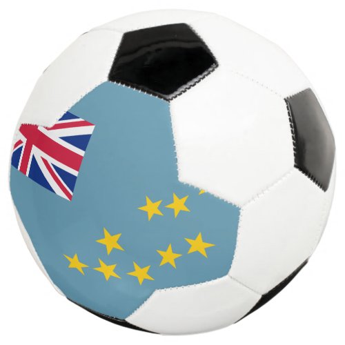 tuvalu flag soccer ball