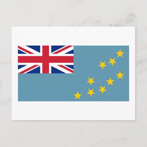 Tuvalu Tuvaluan Flag Postcard