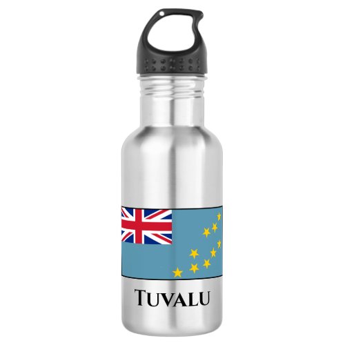 Tuvalu Tuvaluan Flag Stainless Steel Water Bottle