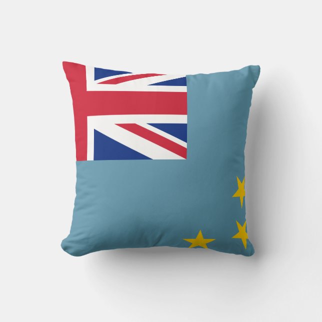 Tuvalu (Tuvaluan) Flag Throw Pillow (Front)