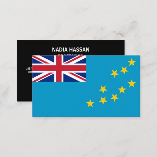 Tuvaluan Flag Flag of Tuvalu Business Card