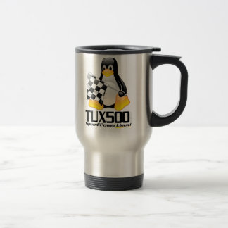 Tux500.com Stainless Travel Mug