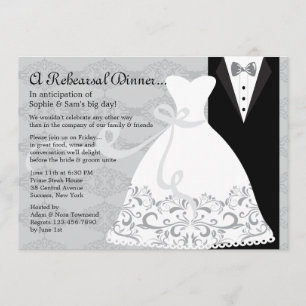 Tux and Gown Invitation