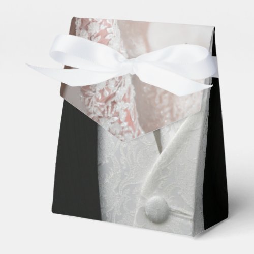 Tux and Lace Wedding Gift Box