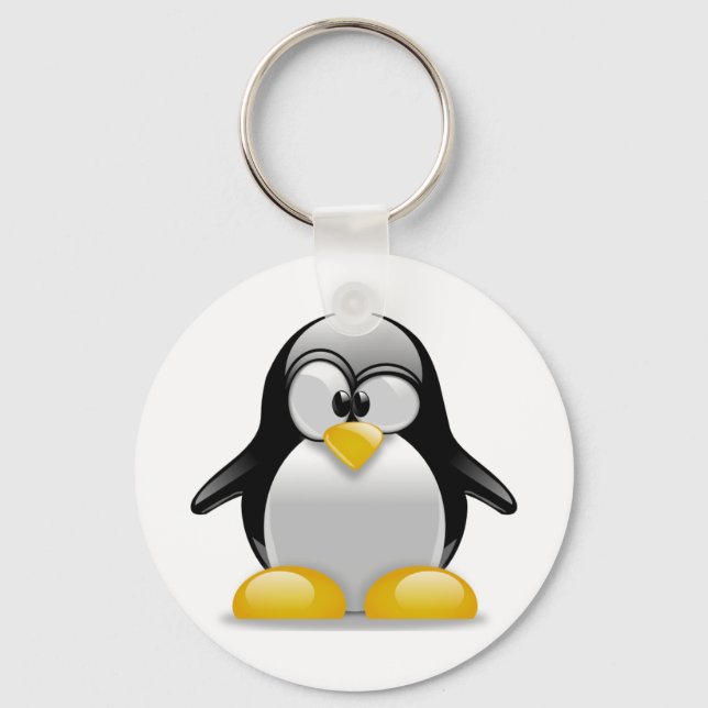 Tux Keychain (Front)