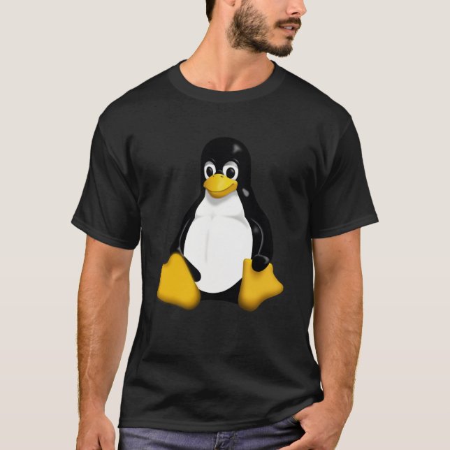 Tux Linux Penguin T-Shirt (Front)