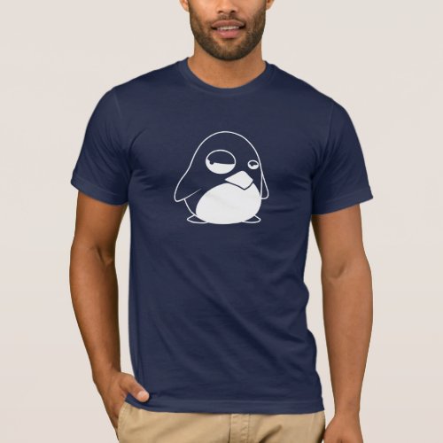 TUX Penguin in a bad mood LINUX T_Shirt geek nerd