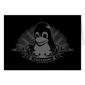 Tux Penguin - (Linux, Open Source, Copyleft, FSF) Cards