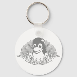 Tux Penguin - (Linux, Open Source, Copyleft, FSF) Keychain