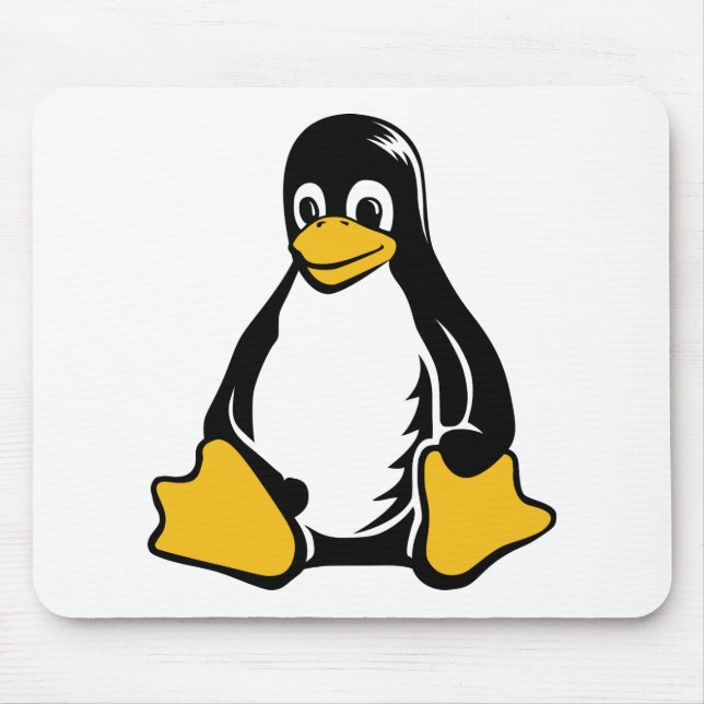 Tux Penguin - (Linux, Open Source, Copyleft, FSF) Mouse Pad (Front)