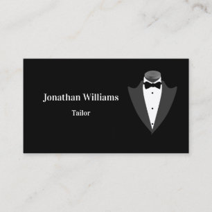 Tux Suit Tailor Business Card