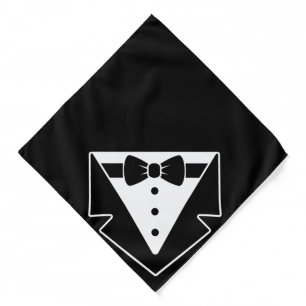 Tux Swag – Formal Tuxedo Print Bandana