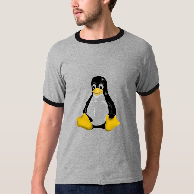 Tux, the Penguin T-Shirt (Front)