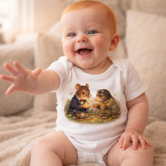 Tux & Twitch Gentle Firefly Moment Baby Bodysuit