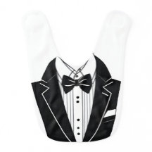 tuxedo Baby Bib bow tie,