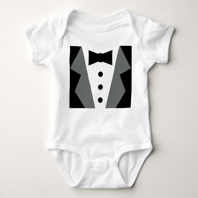 Tuxedo Baby Bodysuit (Front)