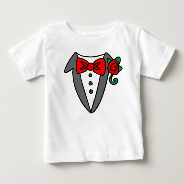 Tuxedo baby/toddler t-shirt (Front)