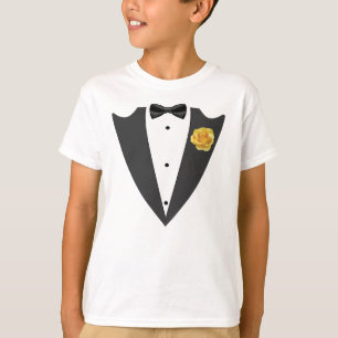 Tuxedo black and white T-Shirt