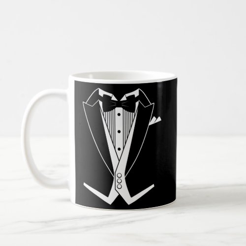 Tuxedo Black Bow Tie Coffee Mug