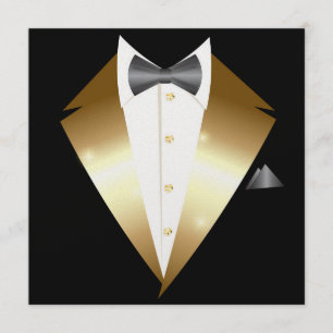 Tuxedo Black Tie Event Invitation