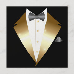 Tuxedo Black Tie Event INVITATION