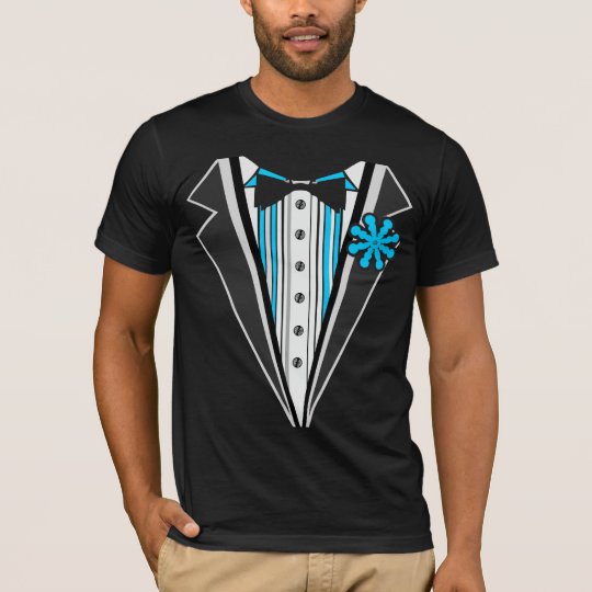 Tuxedo Blue Stripes T-Shirt