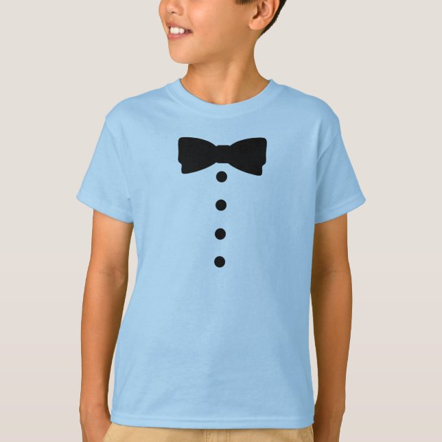 Tuxedo Bow tie Apparel Formal T-Shirt (Front)