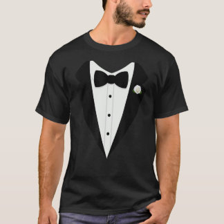 Tuxedo Bow Tie Gentlemens suit T-Shirt