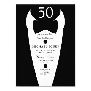 for men 50th birthday invitations zazzle