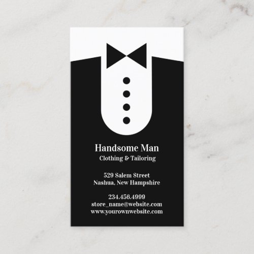 Tuxedo Business Card
