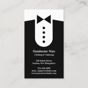 Tuxedo Business Card Template