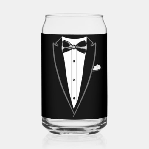 Tuxedo  can glass