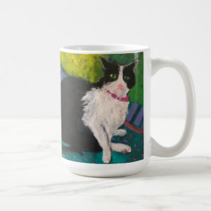 Tuxedo Cat 15 oz Mug