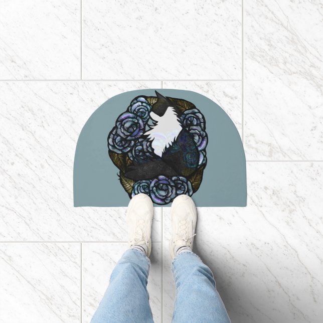 Tuxedo Cat Art                                     Doormat (Indoor)