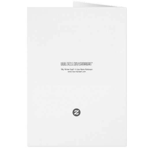 Tuxedo Cat at Snowy Window Painting (Back)