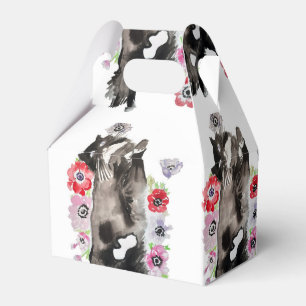Tuxedo Cat Black White Cats Birthday Favor Box