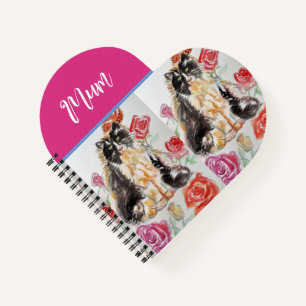 Tuxedo Cat Cute Cats Black White Mom Mothers Day Notebook