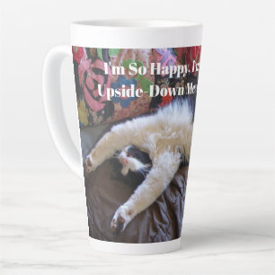 Tuxedo Cat Cute doing a Mexican Wave Funny Mug