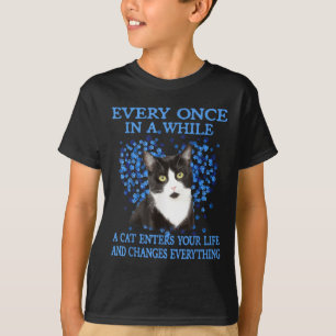 Tuxedo Cat Every Once In A While A Cat Enters Your T-Shirt