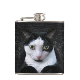 Tuxedo Cat Flask