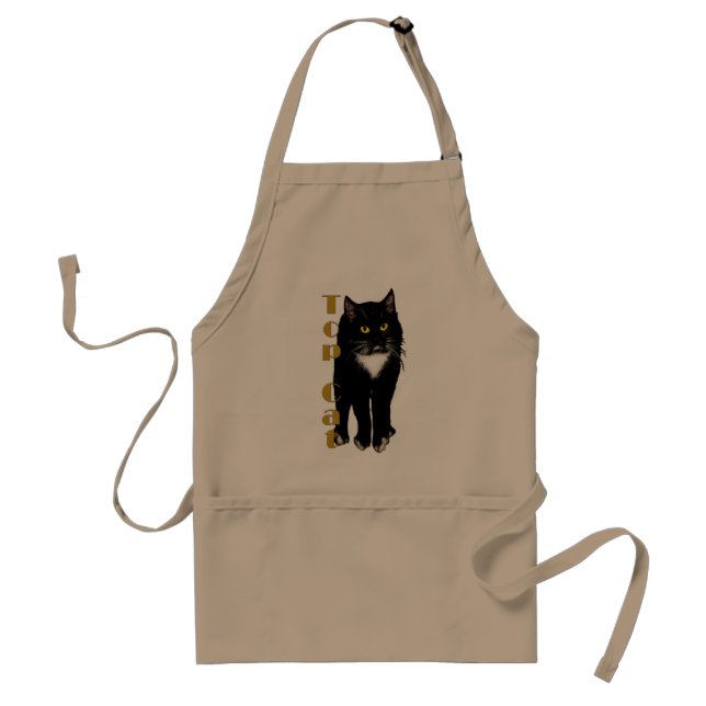 Tuxedo Cat gifts & greetings Adult Apron (Front)