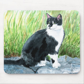 Tuxedo Cat Mousepad