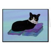 Tuxedo Cat Nap Cards (Front Horizontal)